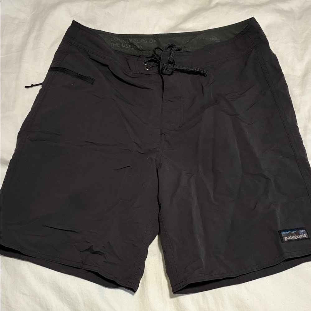 Patagonia Charcoal Wavefarer Shorts